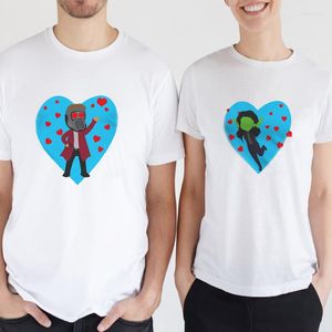 Women's T Shirts Funny Cartoon Matching Set Honeymoon Graphic Tees Women Happy Valentines Day Couple His And Her Tshirts