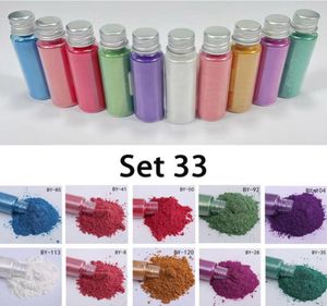 Paznokcie Lokat 133 Kolor 10 g wypełniacz pigmentu do biżuterii żywicy Making Pearl Powder UV Epoksydowe akcesoria 2209297615450