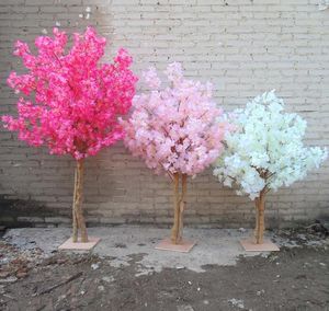 2023 Artificial Cherry Flowers Tree Simulation Fake Peach Wishing Trees for Home Decor and Wedding Centerpieces Decorations