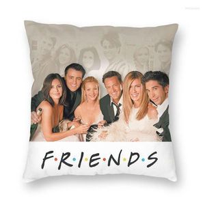 Yastık Modern Komik TV Şovu Friends Sofa Cover Velvet Case Dekorasyon