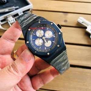 3 Style Topselling High Quality Wristwatch 41mm Black Stainless Steel Perpetual Calendar Moon Mechanical Automatic Mens Men's3055