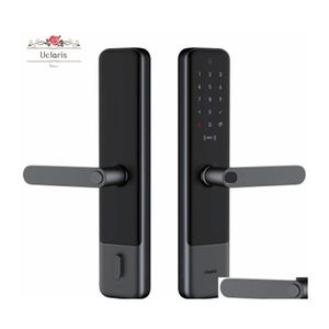 bil DVR -dörrlås AQARA N200 Smart Lock FingerPrint Bluetooth Lösenord NFC Unlock WorksApple HomeKit Linkage med Doorbell Mijia 201013 Dro Dhtlg