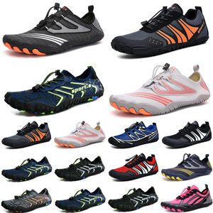 Scarpe da acqua rosso nero rosa Scarpe da uomo da donna Beach surf mare blu Nuoto Immersioni Outdoor Barefoot Quick-Dry taglia eur 36-45