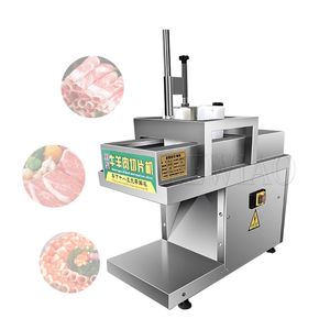 Electric Mutton Roll Beef Meat Slicer Cutter Lamb Rolls Vegetable Cutting Machine Slices Mincer