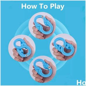 Decompression Toy Stress Relief Fidget 88 Track Handheld Induction System Trains Spinner Squishy Antistress Educational Toys Adult C Dhrqp