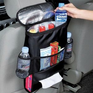 Aufbewahrungstaschen 2023 Auto-Rücksitz-Hängetasche Schwarz Wasserdicht Hohe Kapazität Taschenform Rückenorganisatoren Kofferraum