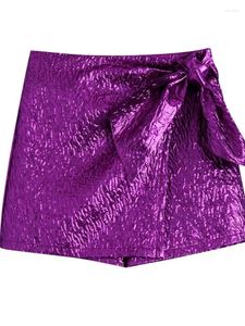 Shorts femininos svokor moda versátil bowknot calça