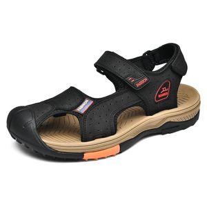 Sandali da uomo in pelle da uomo Beach Roman Scarpe estive comode Sneakers da esterno traspiranti originali 38-45