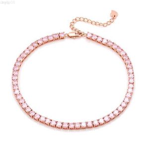 Ice Tennis Chain Jewelry distinkt 3mm 4mm 5mm Anklet