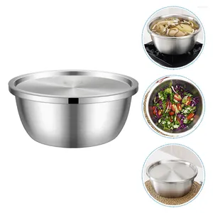 Bowls Stainless Mixing Pastry Bowl Container Lid Nesting Vegetable Whisk Grater Salad