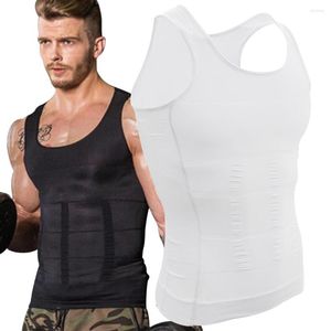 Men's Body Shapers Men's Slimming Shapewear Sport Vest Shirt Compression Abdomen Tummy Belly Control Burn Sweat Underwear Waist Girdle