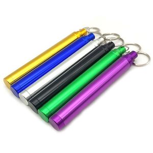 Colorful Aluminium Smoking Pre-Roll Tube Empty Sealing Jar Portable Cigar Storage Case Package Stash Box For Rolling Handroller Cigarette Tobacco Herb Tool