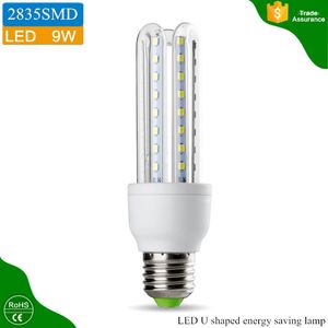 Geformtes Licht, Heimbeleuchtung, Konstantstrom-Treiber, LED-Maisbirne, 9 W, E27, Energiesparlampe, SMD2835, AC 85–265 V, 810 lm, 48 LEDs