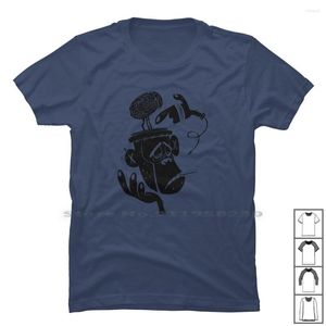 Men's T Shirts Numb Skull Monkey Shirt Cotton Video Music Movie Games Tage Monk Art Age ny rolig