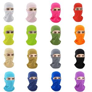 UPS fast Magic Scarves Motorcycle Face Mask Cycling Balaclava Full Cover Buffs Hat Balaclava lycra Ski Neck Summer Sun Ultra UV Protection Thin Hot GG0221