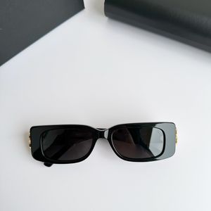 Prostokąta kwadratowe okulary przeciwsłoneczne Mała czarna kobieta 2023 Modne odcienie damskie projektant marki Big Rame B Słońce okulary mężczyźni Uv400 Oculos