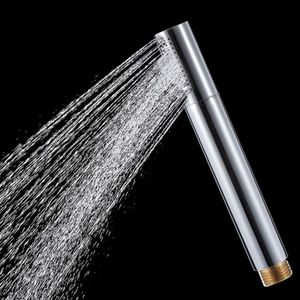 Bathroom Shower Heads LeKing Mordern Style Bathroom Stainless steel Copper Hand Held Shower Heads Chrome Top Spray Rain Shower Heads J230303