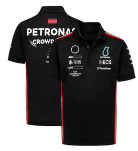 F1 Formuła 1 Kurtka wyścigowa Nowa koszulka polo krótka rękawowa koszulka dostosowana do tego samego stylu243d