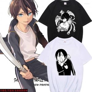 Camisetas femininas Roupas femininas Noragami T-shirts impressos para homem de anime Man Yato Print Fo Cute Thin Spring Summer Mody Girl Girl Girl