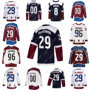 CUSTOM Nazem Kadri Jersey Darcy Kuemper Andre Burakovsky Devon Toews Artturi Lehkonen Valeri Nichushkin Erik Johnson Samuel Girard Andrew Co