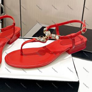 2023 Neueste Top Tier Qualität Luxus Designer Sandalen Dame Schaffell Hausschuhe Frauen Sandalen Frau Slide Slider Sliders Sandales Schuh 35-40 mit Box