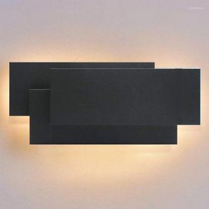 Wall Lamps 2023 Decoracion Hogar Modern Sconce Lamp Vanity Bedroom Light Fixtures Living Room Decoration 2 Styles Square Around
