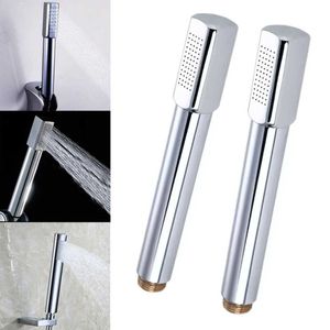 Bathroom Shower Heads High Pressure Rainfall Rain Shower Head Bar Type HandHeld Bath Shower SPA Filter For Water Home Hotel Square Adjustable Nozzle J230303