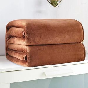 Blankets Christmas Gift Flannel Blanket Air-conditioner Coral 280g 120x150cm With Box Packaging