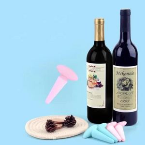 Strumenti da bar Tappi per vino in silicone Tappi per vino senza perdite Bottiglia di birra Tappo in sughero Tappo per bottiglia di vino Tappo sigillante Strumenti per bar U0304