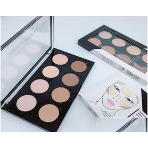 Bronzers Highlighters Highlight Contour Pro Palette Concealer Powder Shadow Foundation Face Fl Size 8 Colors Makeup Epacket Drop D Dhivk