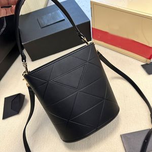 حقائب مصممة للنساء حقيبة عرضية عرضية تسوق Crossbody رسالة كلاسيكية طباعة دلو الكتف حقيبة الأزياء حقائب اليد مع مربع