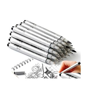 car dvr Markers Superior Waterproof Needle Pen Cartoon Design Sketch Marker Pigma Micron Liner Brushes Hook Line For Ding Art Supplies 21022 Dhnel