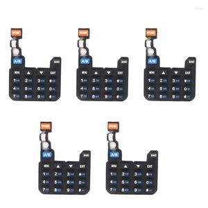 Walkie Talkie 5pcs Taklie UV5r Numérico de reparo de teclado para baofeng bidirecion radio UV-5r UV-5ra