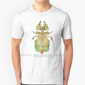 メンズTシャツリーフバグシャツコットン6xl葉植物自然虫甲虫の奇妙なcrawly昆虫学昆虫学者科学