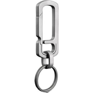 Multi-Function Titanium Key chain Jewelry Key Ring Mini Bottle Opener Metal Clip For Bags Men Waist Hanger EDC255U