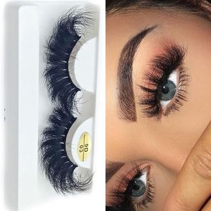 False Eyelashes 1 Pair 9D Faux Mink Messy Fluffy Wispies Multilayers Soft Lashes Extension Reusable Eye Makeup Tool