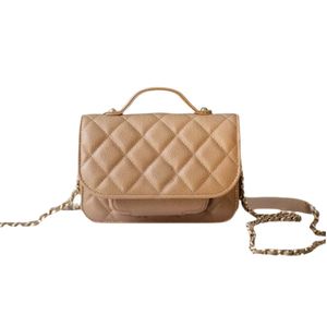 Taschen Luxuriöser klassischer Designer-Mini-Messenger, meist mit sandfarbenen Reißverschlüssen, stilvoll von zu Hause aus, tragbare Damen-Clutch-Taschen, Herbst und Winter