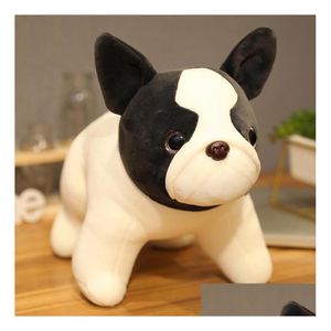 Stuffed Plush Animals Cute Simation Puppy Toy Dog Dolls Bldog Doll Male Child Birthday Gift Girl Kids Toys Drop Delivery Gifts Dhojw