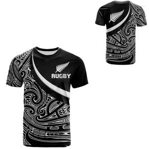 Men's T Shirts Zealand Flag Maori Aotearoa Tribe Silver Streetwear Summer Casual Funny T-shirt Short Sleeve Harajuku