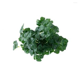 Decorative Flowers Artificial Flower Fine Workmanship Four-leaf Grass Simulation Plant Not Withered Easy Care Party Decor