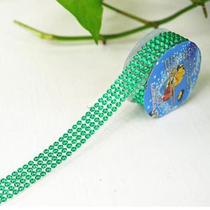 Hediye sargısı kristal renkli rulo bant kendi yapısal rhinestones sticker zanaat glitter gem diy etiketleri scrapbooking sanatları dekor