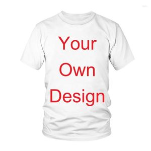Męskie koszulki DIY 3D Drukuj T-shirty Twoje własne projekty mężczyzn Kobiet Streetwear Custom ESPORTS TOPS TESE DZIECKO JERSEY MUNOFORMINY