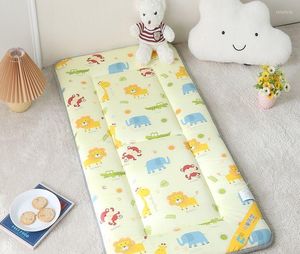 Tappeti Materasso per asilo Cuscino per neonato Cuscino per bambini in cotone traspirante e lavabile Cuscino per letto Tappetino da gioco per bambini