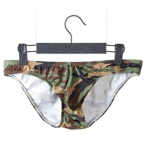 Underpants 3 Pieces/batch Men's Underwear Bikini Inner Yi Cool Triangle Sexy Low-waist Camouflage Brave Men Exotic