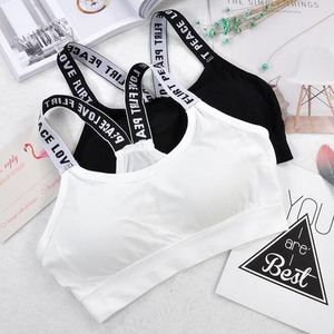 Yoga Outfit Damen Sport Fitness BH Push Up Sport Buchstaben Spitze Unterwäsche Laufen Gym Tops Nahtlose UnterwäscheYoga