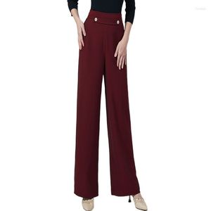 Abbigliamento da palcoscenico flhy1003k pantaloni in vita alta pantaloni da ballo femminile donne donne moderne danza in costume da allenamento tango