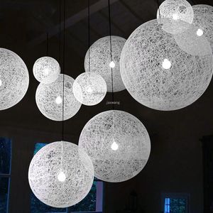 Lampy wiszące nordyckie światła LED oświetlenie restauracja w stylu pasterska dekoracje oświetleniowe oprawy na poddaszu