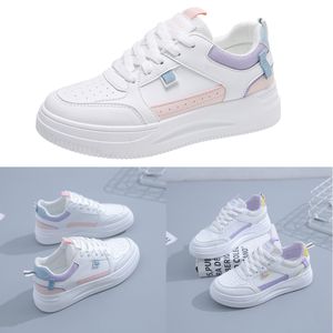 Fashion HotSale Women's Flatboard Shoes White-rosa vit-lila våren Casual Shoes Sneakers Color150