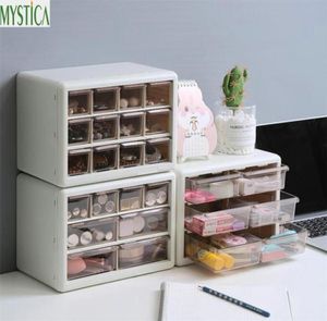 Opslagladen Desktoplade Organisator Home Cosmetische doos Multifunctionele make -up sieradenwinkel Binnen Plastic Office Supplies Boxes8467335