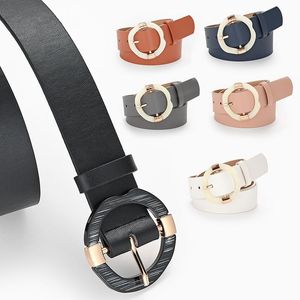 Gürtel Unregelmäßige Schnalle Taille Gürtel Kleid Anzug Casual Bündchen Kunstleder Einfarbig Strap Für Frauen Jeans Zubehör